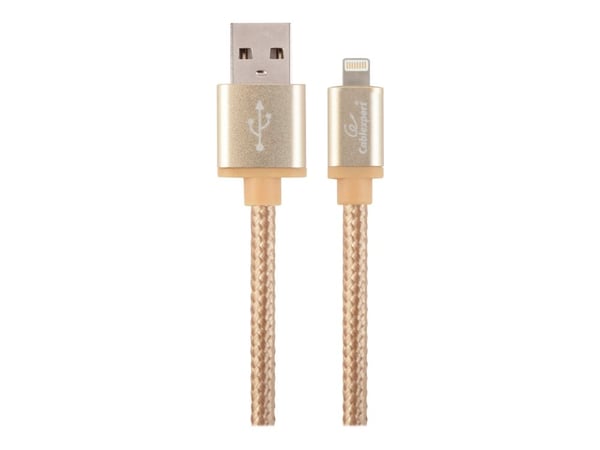 Cablexpert - Lightning-kaapeli - USB-uros Lightning-uros - 1,8 m - kultainen
