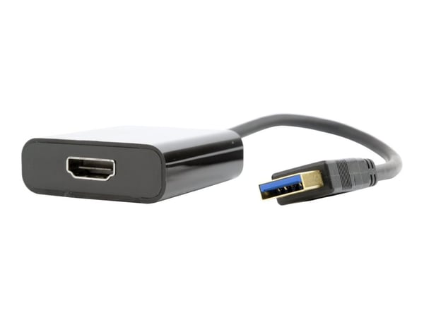 Cablexpert - Adapterkabel - USB-type A hann til HDMI hunn - 15 cm - svart - 1080p-støtte