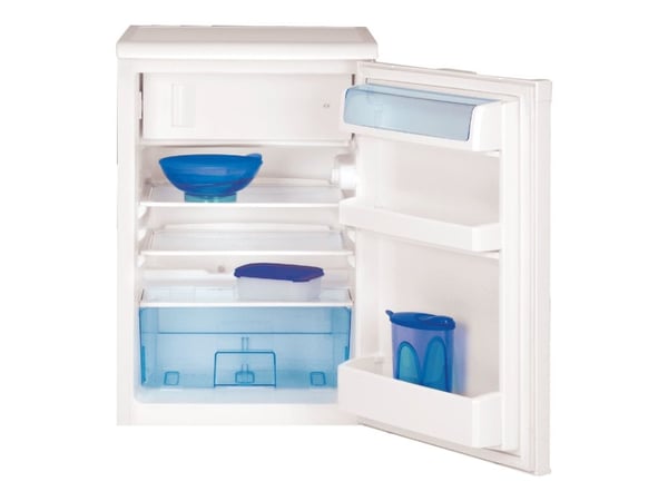 Beko TSE1284N - Jääkaappipakastin - tiskin alle - leveys: 54 cm - syvyys: 59 cm - korkeus: 84 cm - 114 litraa - E-luokka - valkoinen - valkoinen