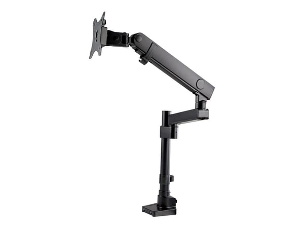Startech Desk Mount Monitor Arm with 2x USB 3.0 ports, Pole Mount Full Motion Single Arm Monitor Mount up to 17.6lbs/8kg VESA Display, Ergonomic Ar...