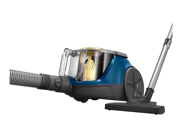 Philips 2000 Series XB2125 - Støvsuger - kanister - uten pose - dark blue/yellow