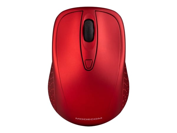 Modecom MC-WM4.1, Molempikätinen, Optinen, Langaton RF, 1600 DPI, Punainen