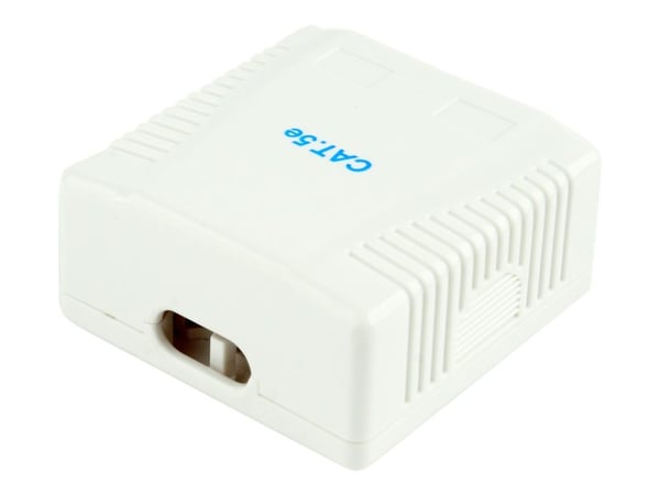 Gembird NCAC-2U5E-01, Cat5e, Valkoinen, Naaras, 60 mm, 60 mm, 30 mm