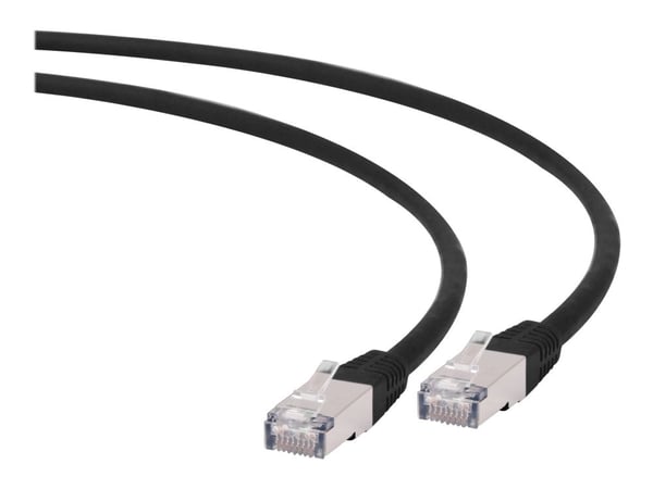 Cablexpert - Kablage - RJ-45 (hann) til RJ-45 (hann) - 3 m - S/FTP - CAT 6a - halogenfri, formet - svart