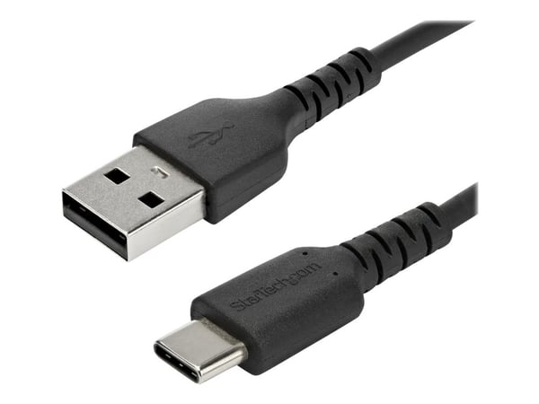 StarTech 1 m USB 2.0 till USB-C-kabel -&nbsp;svart&nbsp; - USB-kabel - USB (hane) rak till USB-C (hane) rak - Thunderbolt 3 / USB 2.0 - 1 m - svart...