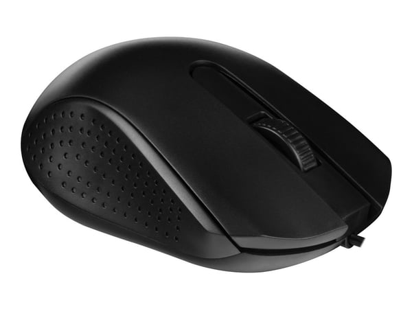 ModeCom MC-M4.1 - Mus - optisk - 3 knapper - kablet - USB - matt svart - OEM ModeCom MC-M4.1 - Mus - optisk - 3 knapper - kablet - USB - matt svart - OEM
