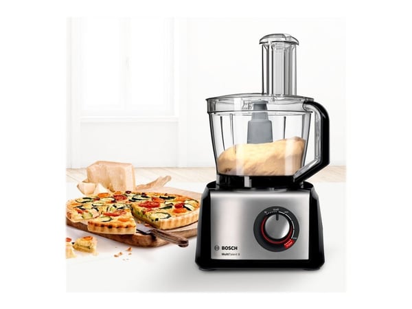 Bosch MultiTalent 8 MC812M865 - Matberedare - 1250 W - borstat stål/svart