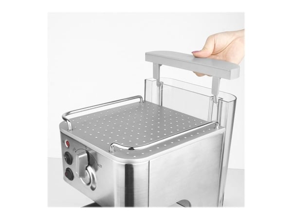Gastroback Design Design Espresso Plus - Kaffemaskin med melkeskummer - 15 bar - rustfritt stål