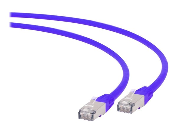 Gembird - Koblingskabel - RJ-45 (hann) til RJ-45 (hann) - S/FTP - CAT 6a - formstøpt - purpur