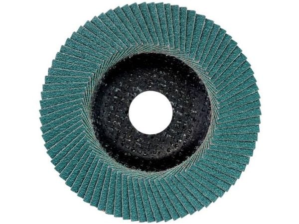 Metabo Novoflex N-ZK - Lamellslipskiva - för metall, rostfritt stål, bladmetall, gjutjärn, inox steel - 125 mm - grus: P40