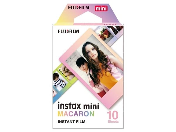 Fujifilm Instax Mini MACARON - Färgfilm för snabbframkallning - ISO 800 - 10 exponeringar