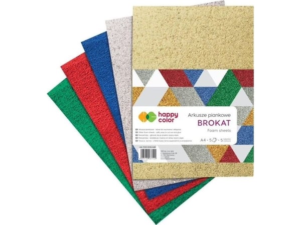 Happy Color A4 skumark 5 farger HAPPY COLOR glitter