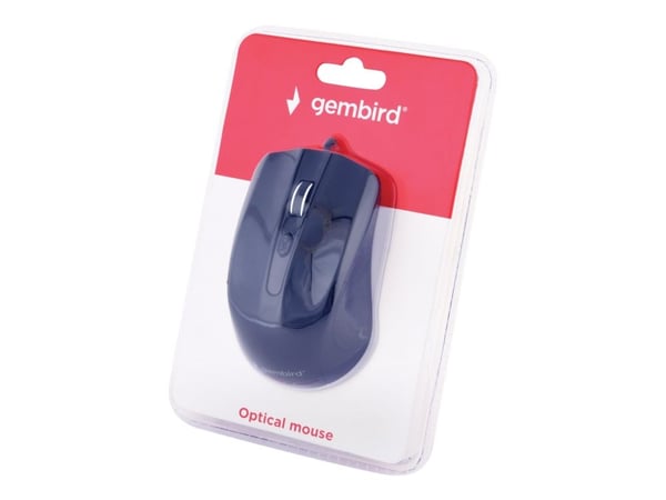 Gembird MUS-4B-01 - Mus - optisk - 4 knapper - kablet - USB - svart - blister Gembird MUS-4B-01 - Mus - optisk - 4 knapper - kablet - USB - svart - blister