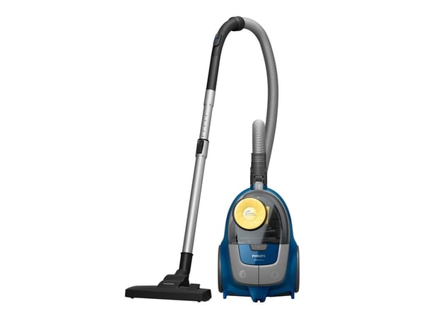 Philips 2000 Series XB2125 - Støvsuger - kanister - uten pose - dark blue/yellow