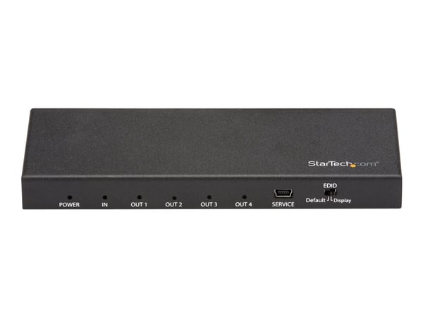STARTECH.COM HDMI Splitter - 4-Port - 4K 60Hz - HDMI Splitter 1 In 4 Out - 4-veis HDMI Splitter - HDMI Port Splitter