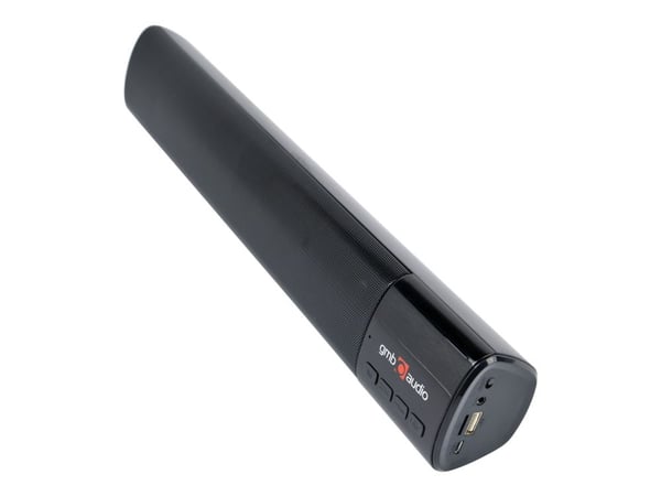 GMB Audio SPK-BT-BAR400-01 - Lydplanke - for bærbar bruk - trådløs - Bluetooth - 10 watt - svart