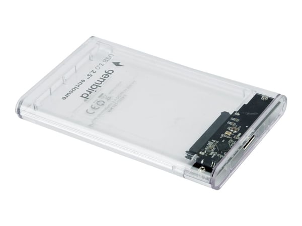 Cablexpert EE2-U3S9-6 - Drevkabinett - 2.5" - 1 Kanal - SATA - USB 3.0 - gjennomsiktig