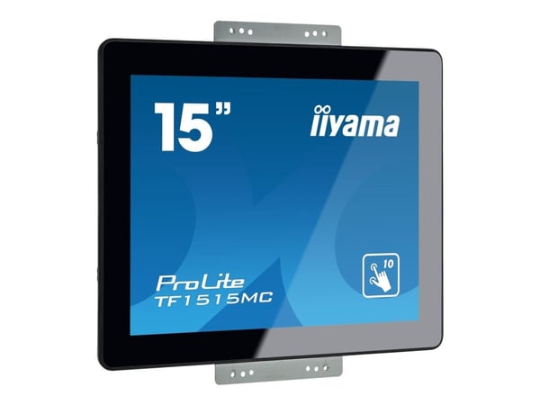 iiyama ProLite TF1515MC-B2 - LED-skjerm - 15" - åpen ramme - berøringsskjerm - 1024 x 768 - TN - 350 cd/m² - 800:1 - 8 ms - HDMI, VGA, DisplayPort ...