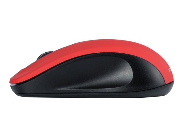 Modecom MC-WM10S, Molempikätinen, Optinen, Langaton RF, 1600 DPI, Punainen