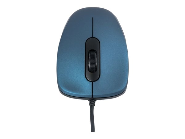 Modecom MC-M10S, Molempikätinen, Optinen, USB A-tyyppi, 1000 DPI, Sininen