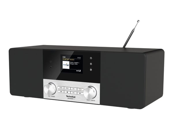 TechniSat DigitRadio 4 C - DAB-radio - 2 x 10 watt - svart TechniSat DigitRadio 4 C - DAB-radio - 2 x 10 watt - svart