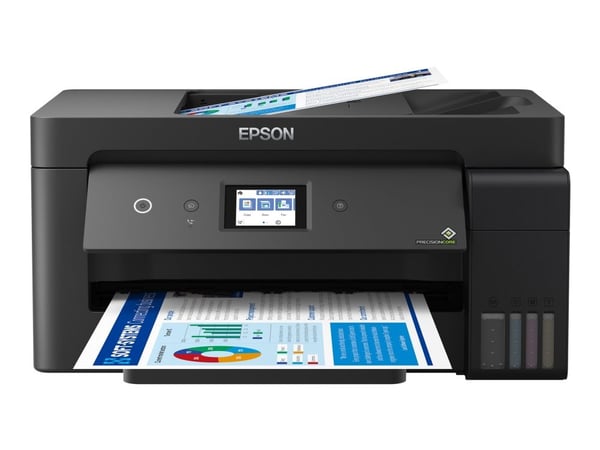 Epson EcoTank L14150 - Multifunksjonsskriver - farge - ink-jet - 297 x 432 mm (original) - A3 (medie) - opp til 17 spm (trykking) - 250 ark - 33.6 ...