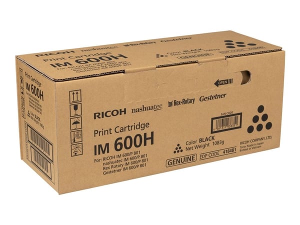 Ricoh - Svart - original - tonerpatron - for IM 600F