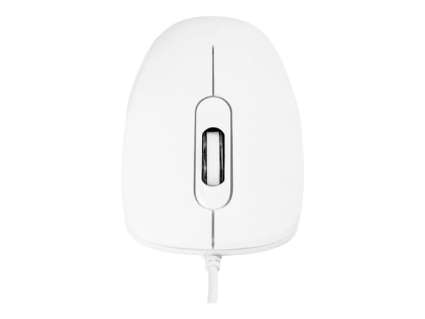 Modecom MC-M10, Molempikätinen, Optinen, USB A-tyyppi, 1000 DPI, Valkoinen