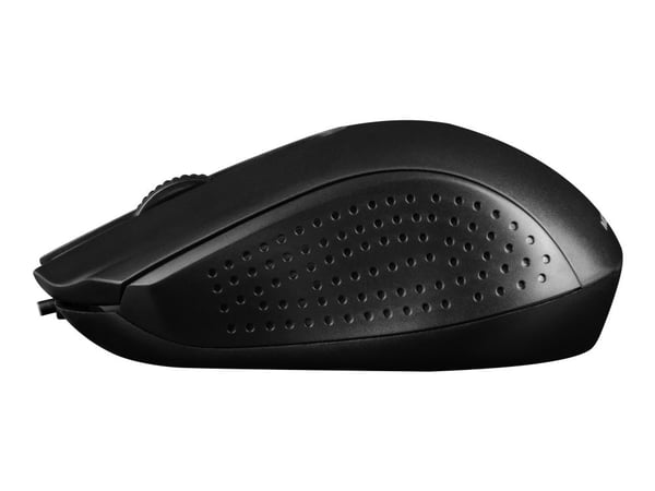 ModeCom MC-M4.1 - Mus - optisk - 3 knapper - kablet - USB - matt svart - OEM