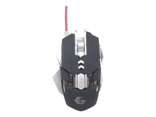 Gembird MUSG-05 - Mus - ergonomisk - optisk - 7 knapper - kablet - USB 2.0