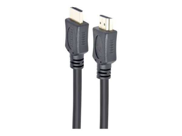 Cablexpert Select Series CC-HDMI4L-0.5M - High Speed - HDMI-kabel med Ethernet - HDMI hann til HDMI hann - 50 cm - skjermet - svart - formstøpt, 4K...