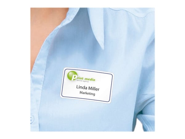 HERMA Special Name labels - Självhäftande - vid/röd - 80 x 50 mm 200 etikett (er) (20 ark x 10 taggar för namnskylt