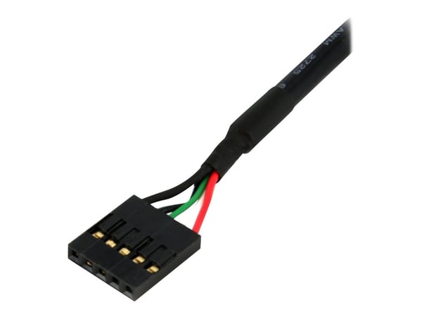 StarTech 24in Internal 5 pin USB IDC Motherboard Header Cable F/F - USB cable - 5 pin IDC (F) to 5 pin IDC (F) - USB 2.0 - 2 ft - black - USBINT5PI...