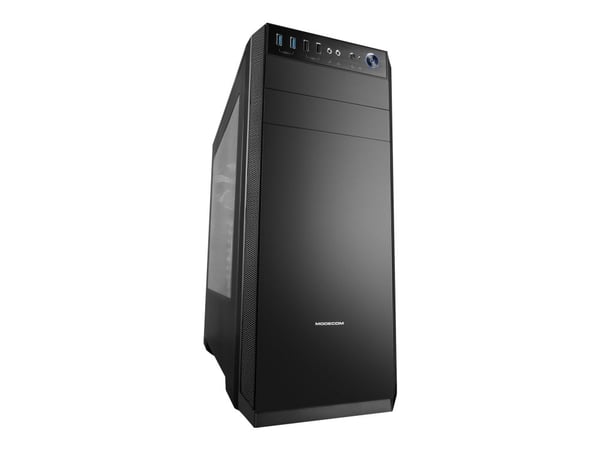 MODECOM OBERON Pro - Tower - ATX - ingen strømforsyning - sort - USB/Lyd