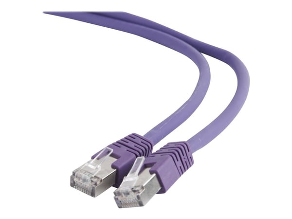 Cablexpert - Koblingskabel - RJ-45 (hann) til RJ-45 (hann) - S/FTP - CAT 6a - halogenfri, formstøpt, flertrådet - purpur