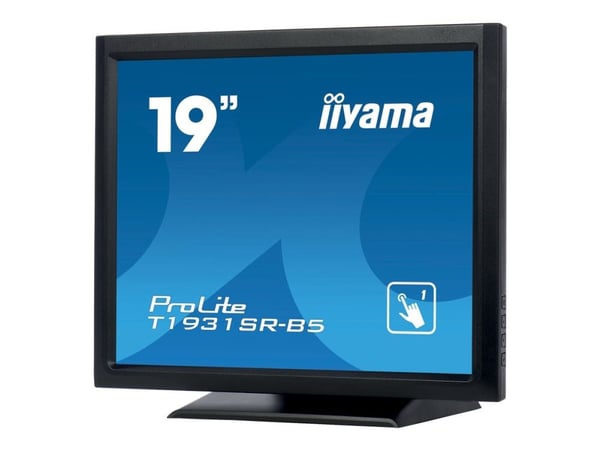 iiyama ProLite T1931SAW-B5 - LED-skjerm - 19" - berøringsskjerm - 1280 x 1024 - TN - 250 cd/m² - 1000:1 - 5 ms - HDMI, VGA, DisplayPort - høyttaler...