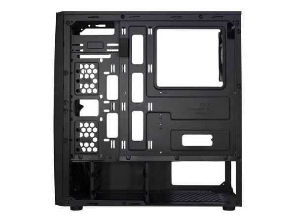 Inter-Tech 88881309, ITX-Tower, PC, Sort, ATX,ITX, Hjemme/kontor, Blå