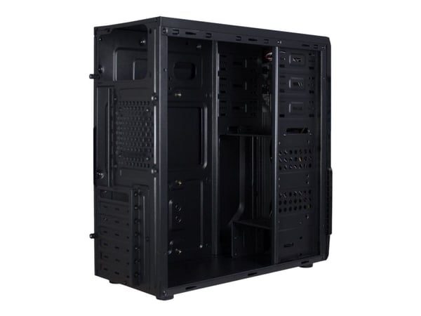 Inter-Tech B-42 - Tower - ATX - ingen strømforsyning (ATX) - svart - USB/lyd