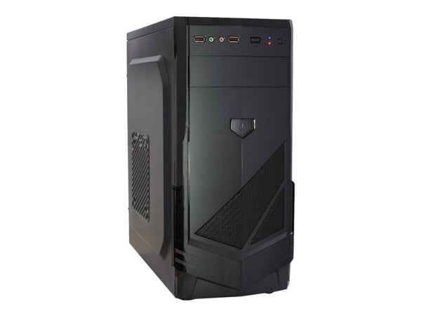 Inter-Tech B-30 - Tower - ATX - ingen strømforsyning (ATX) - svart - USB/lyd