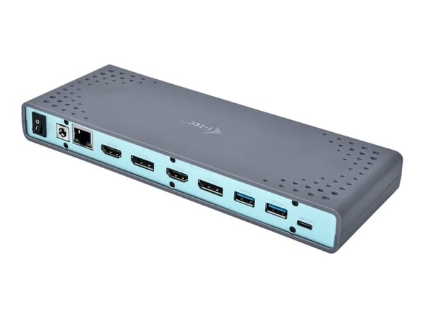 i-Tec USB-C / USB-A 3.0 4K Dual Video Docking Station - Dokkingstasjon - USB-C - 1GbE - Europa