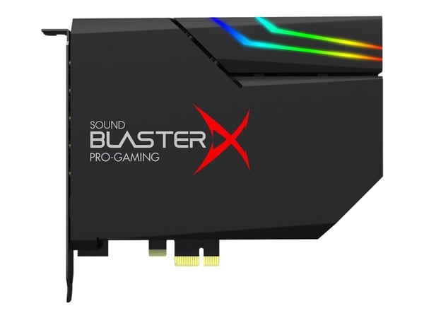 Creative Sound BlasterX AE-5 Plus - Lydkort - 32-bit - 384 kHz - 122 dB SNR - 5.1 - PCI Express x1 - Sound Core3D