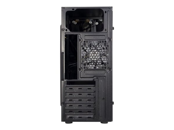 Inter-Tech B-02 - Tower - ATX - sidepanel med vindu (akryl) - ingen strømforsyning (ATX) - USB/lyd