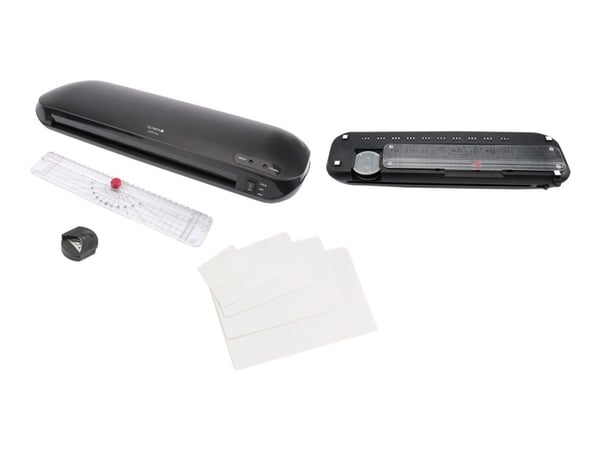 Olympia 4 in 1 Set with Laminator A 330 Plus - Laminointikone - laminointikone kylmä- tai kuumalaminointiin - pussi - 33 cm - Olympia trimmerin ja ...