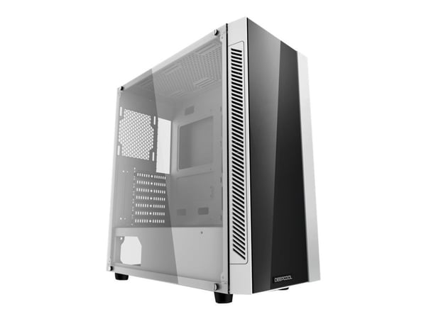DeepCool MATREXX 55 ADD-RGB WH 3F - Tower - utvidet ATX (E-ATX) - sidepanel med vindu (herdet glass) (ATX / PS/2) - hvit - USB/lyd