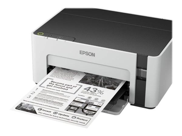 Epson EcoTank ET-M1100 - Skriver - S/H - ink-jet - påfyllbar - A4/Legal - 1440 x 720 dpi - opp til 15 spm - kapasitet: 150 ark - USB 2.0