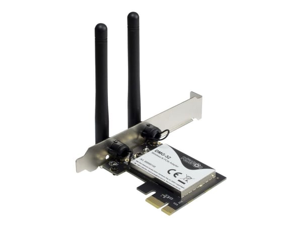 Inter-Tech DMG-32 - Nettverksadapter - PCI Express x1 - Wi-Fi 5
