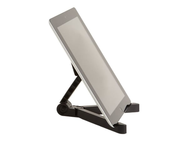 Gembird TA-TS-01, Kannettavan tietokoneen ja tabletin varsiteline, Musta, 178 mm, 25 mm, 25 mm, 91 g