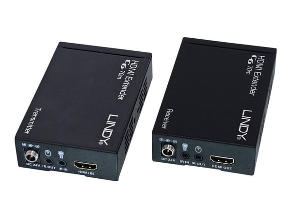 LINDY C6 HDMI 2.0 Extender - Video/lyd/infrarød-utvider - HDBaseT - opp til 70 m