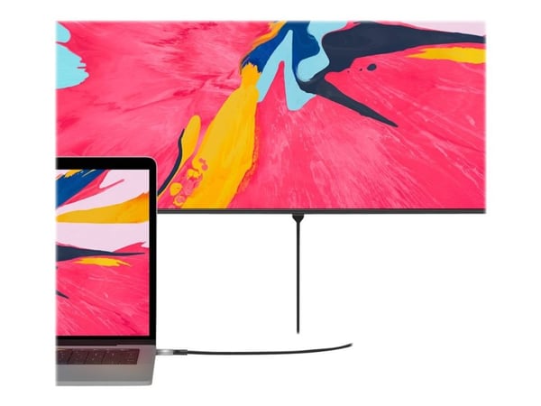 ALOGIC ULCHD01-SGR, 1 m, HDMI-tyyppi A (vakio), USB Type-C, Uros, Uros, Suora