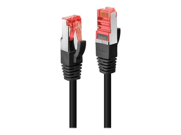 Lindy - Koblingskabel - RJ-45 (hann) til RJ-45 (hann) - 3 m - SFTP, PiMF - CAT 6e - formstøpt, uten hindringer - svart
